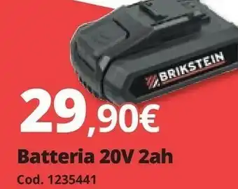Brico Io Batteria 20V 2ah offerta