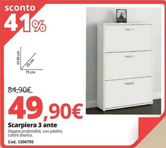 Brico Io Scarpiera 3 Ante offerta