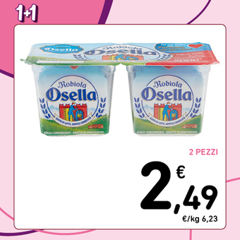 Conad ROBIOLA OSELLA 100 g x 2 offerta