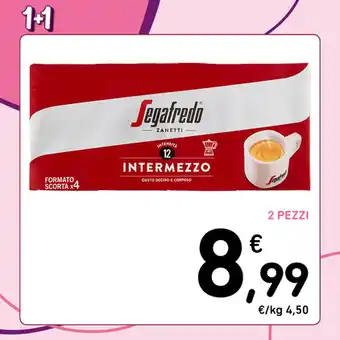 Conad CAFFE' INTERMEZZO SEGAFREDO 250 g x 4 offerta