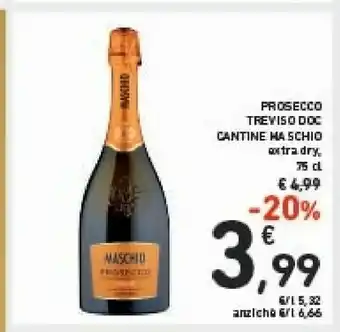Conad Cantinè Ma Schio Prosecco Treviso Doc offerta