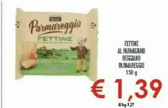 Conad Parmareggio Parmareggio - Gustose Fettine al Parmigiano Reggiano 150 g(ml) offerta