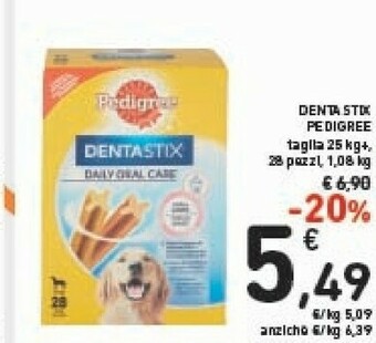 Conad Pedigree Denta Stix offerta