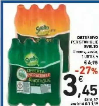 Conad Svelto Detersivo Per Stoviglie offerta