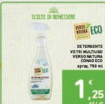 Conad Conad Detergente Vetri Multiuso offerta