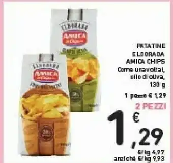 Conad Amica chips Patatine Eldora offerta