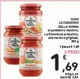 Conad Le Conserve della Nonna Sugo Al Pomodoro Condoro offerta