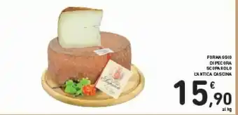 Conad L'Antica Cascina Formaggio Di Pecora Scoparolo offerta
