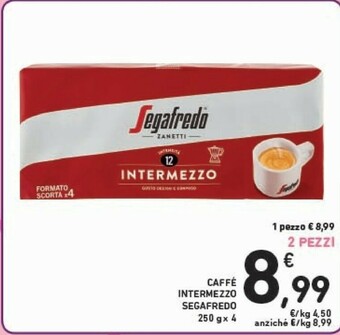 Conad Segafredo Caffe Intermezzo offerta