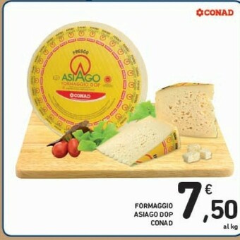 Conad Conad Formaggio Asiago Dop offerta
