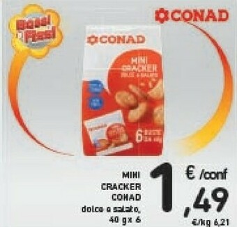 Conad Conad Mini Cracker offerta
