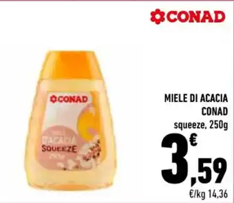 Conad MIELE DI ACACIA CONAD squeeze, 250g offerta
