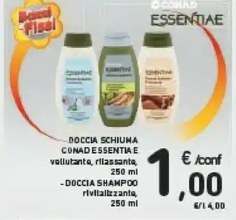 Conad Conad Essentiae Doccia Schiuma, Doccia Shampoo offerta