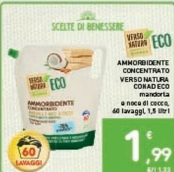 Conad Conad Ammorbidente Concentrato Verso Natura offerta