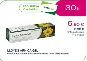 LLOYDS ARNICA GEL Tintura d'arnica 15 % 100 ml