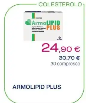 Lloyds Farmacia ARMOLIPID PLUS 30 compresse offerta