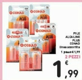 Conad Conad Pile Alcaline Plus offerta