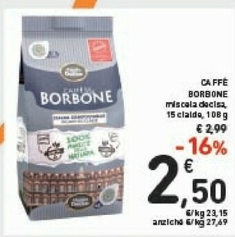 Conad Caffe borbone Miscela Decisa offerta
