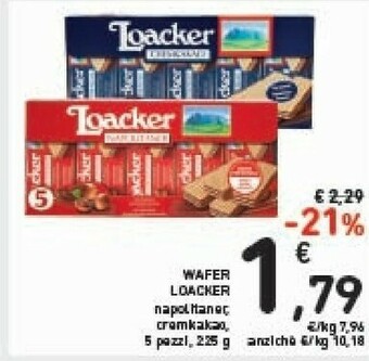 Conad Loacker Wafer Napoli offerta