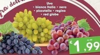 Despar Uva Bianca Italia offerta