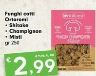 Despar Ortoromi Funghi Cotti Shitake offerta