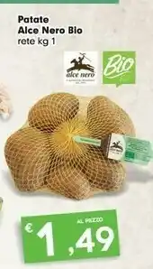 Despar Alce Nero Patate Bio 1 Kg offerta
