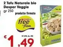 Despar Naturale bio Despar 2 Tofu Veggie offerta