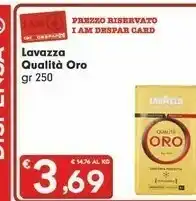 Despar Lavazza Qualita Oro offerta