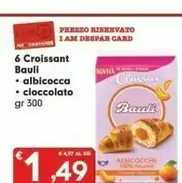 Despar Bauli Bauli - Il Croissant Albicocca 300 g(ml) offerta