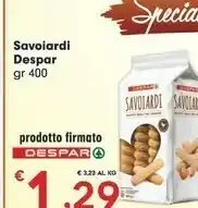 Despar Despar Savoiardi 400 G offerta