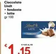 Despar Lindt Lindt - Orsetto di Cioccolato Fondente 100 g(ml) offerta