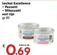 Despar Monge Lechat Excellence Pezzetti/ Sfilaccetti Vari Tipi offerta