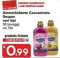 Despar Despar Ammorbidente Concentrato offerta