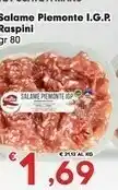 Despar Raspini Salame Piemonte IGP 80 G offerta