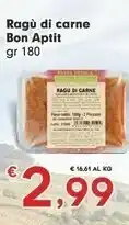 Despar Bon Aptit Ragu Di Carne offerta