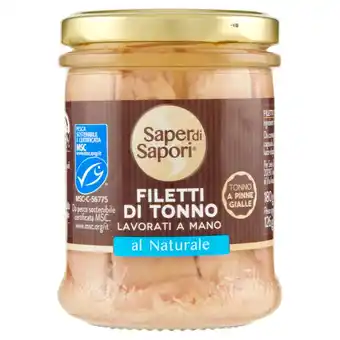 Gecop SAPER DI SAPORI FILETTI TONNO MSC OLIO DI OLIVA offerta