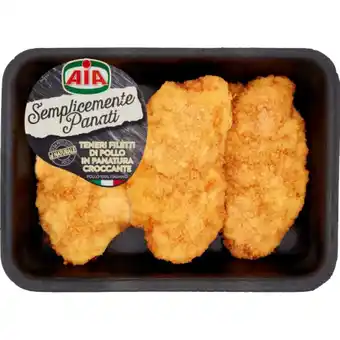 Gecop AIA FILETTI DI POLLO SEMPLICEMENTE PANATI 280 GR offerta