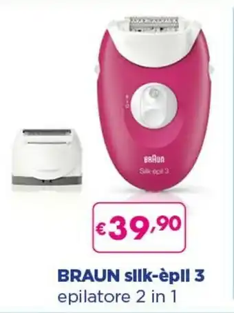 Acqua & Sapone Braun Silk-èpll 3 Epilatore 2 In 1 offerta