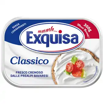 Qui Discount FORMAGGIO FRESCO SPALMABILE EXQUISA CLASSICO/LIGHT 300 GR offerta