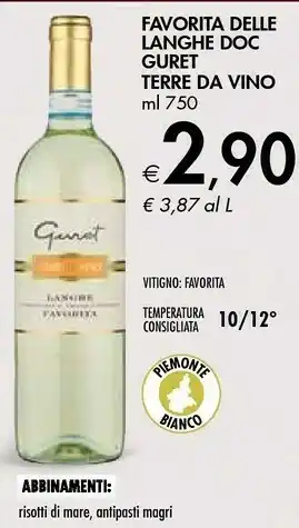 Terre da vino Favorita Delle Langhe Doc Guret
