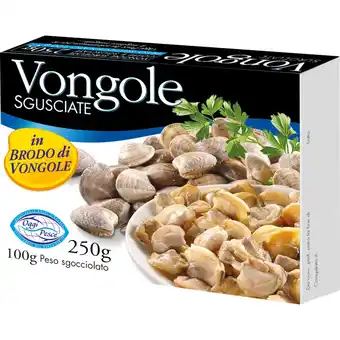 Qui Discount VONGOLE SGUSCIATE ASTUCCIO 250 GR offerta