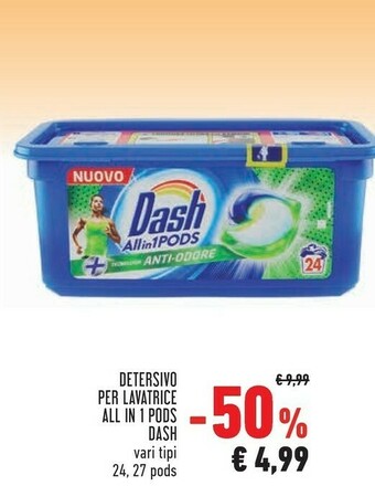 Conad Superstore Dash Detersivo Per Lavatrice All In 1 Pods offerta