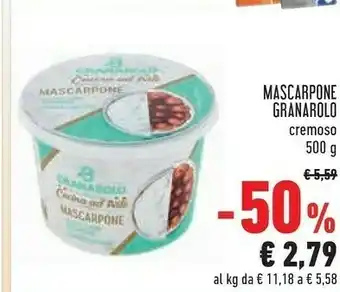 Conad Superstore Granarolo Mascarpone Cremoso 500 G(ml) offerta