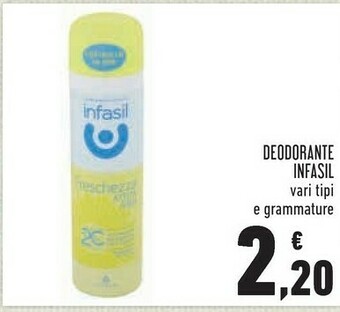 Conad Infasil Deodorante offerta