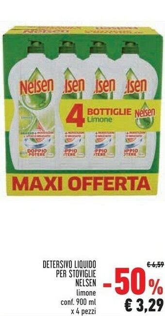 Nelsen Detersivo Liquido Per Stoviglie