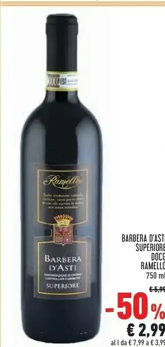 Conad Superstore Barbera Ramello D'asti Superiore offerta