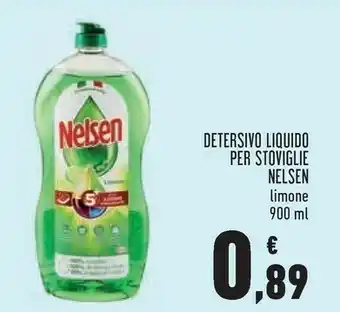Conad Nelsen Detersivo Liquido Per Staviglie Limone offerta
