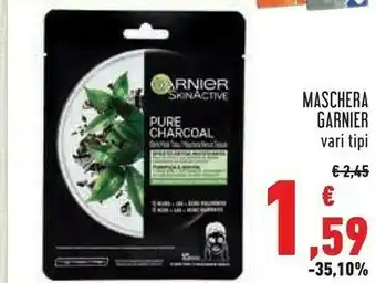 Conad Garnier Skinactive Maschera offerta