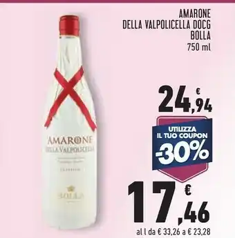Conad Bolla Amarone Della Valpolicella Docg offerta