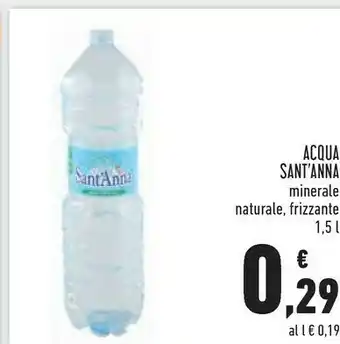 Conad Superstore Sant'anna Acqua Minerale Naturale 1500 G(ml) offerta